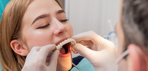 Loose or clicking dentures